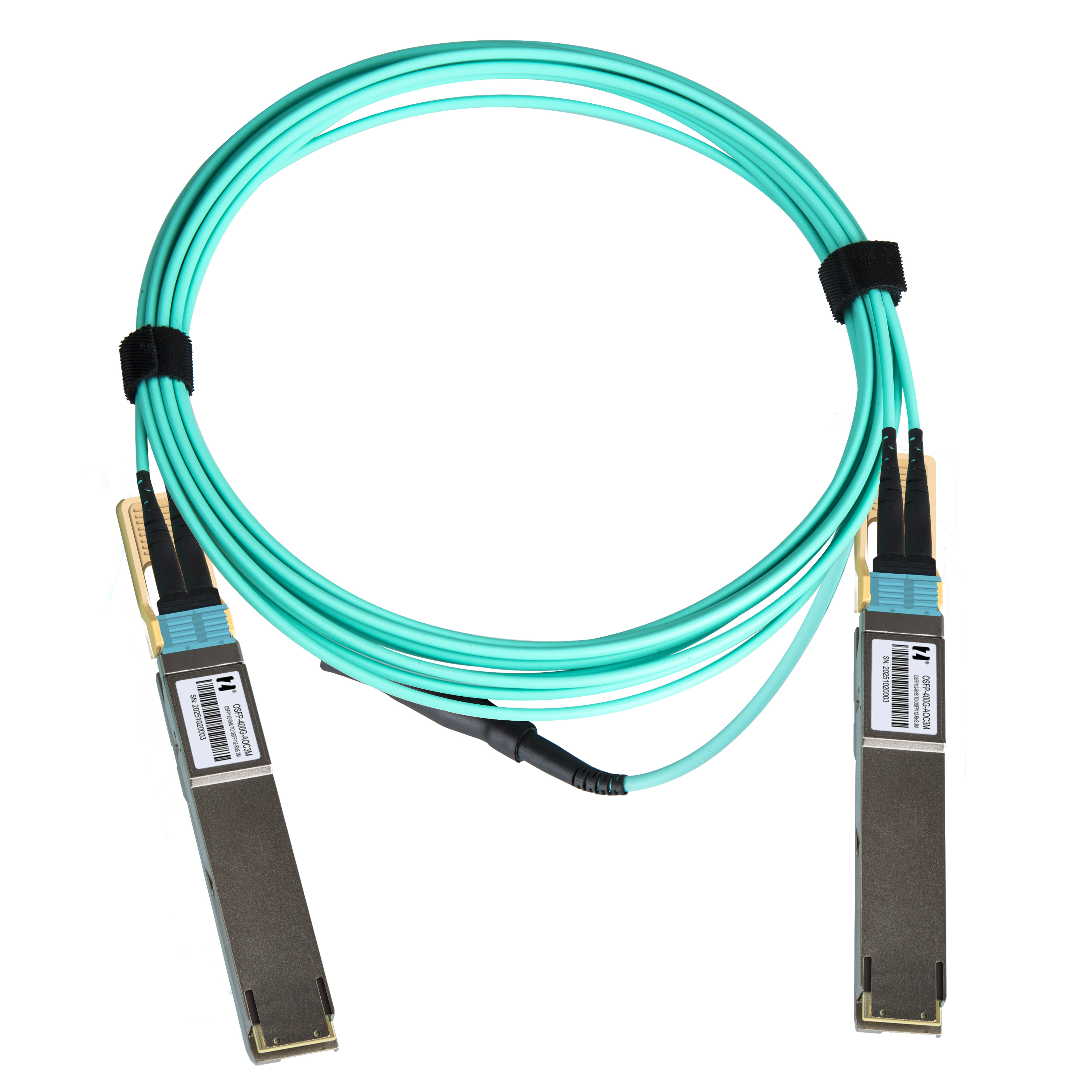 鴻章400G-AOC高速傳輸OSFP112-RHS多模直連光纜超算IB